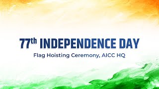LIVE: Independence Day flag hoisting by Congress President Shri Mallikarjun Kharge at AICC HQ.