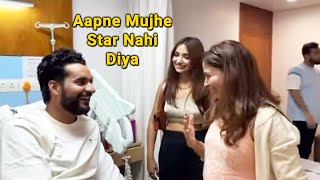 Abhishek Malhan Reaction When He Met Jiya Shankar's Mom  Hospital