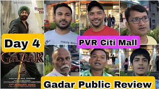 Gadar 2 Movie Public Review Day 4 Night Show At PVR Citi Mall, Andheri West, Mumbai