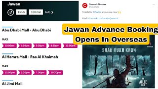 JAWAN Movie Advance Booking Officially Opened In Overseas Market