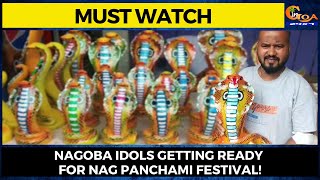 #MustWatch- Nagoba idols getting ready for Nag Panchami Festival!