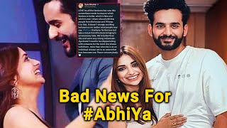 Bad News For AbhiYa Fans.. Jiya Shankar And Abhishek Malhan END