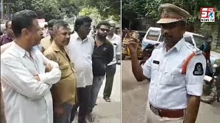 Traffic Inspector Ke Awaam Ko Rok Kar Diya Message | Hyderabad Gopulpuram | SACH NEWS |