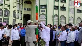 Mohd Saleem Celebrating 77th Independence Day At Hajj House Telangana Hyderabad | SACH NEWS |