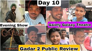 Gadar 2 Movie Public Review Day 10 Evening Show At Gaiety Galaxy Theatre In Mumbai