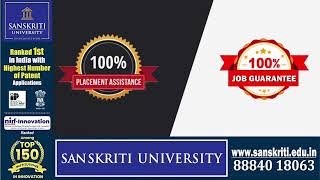 Sanskriti University Mathura Admission 2023-24 | Adv. | KKD News