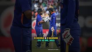 Lets take look at the highest partnerships in the T20Is so far.