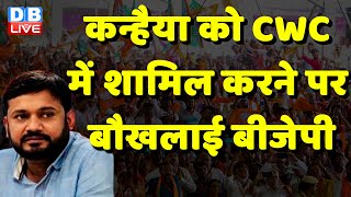 Kanhaiya Kumar को CWC में शामिल करने पर बौखलाई BJP | Amit Shah | Asit Nath Tiwari | #dblive