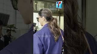 Deepika Padukone Spotted at Mumbai Airport | Bollywood Actress Deepika | Bollywood | Top Telugu TV