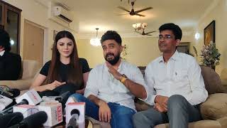 Sherlyn Chopra and Adil Khan Exposing Rakhi Sawant - Press Conference