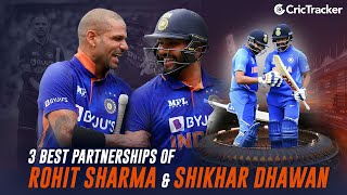 3 Best partnerships between Shikhar Dhawan and Rohit Sharma | Asia Cup 2023 | CricTracker