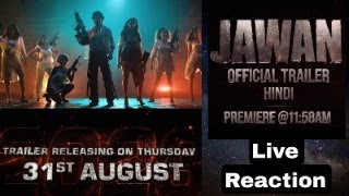 Jawan Trailer Live Reaction And Excitement #BollywoodCrazies #SRK
