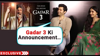 Gadar 3 Ke Liye Excited Hai | Gadar 2 Actors Utkarsh Sharma And Simrat Kaur