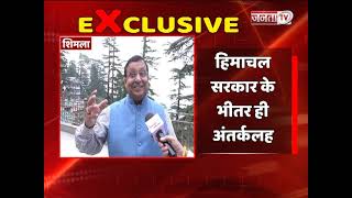 Shimla: Virender Kanwar का कांग्रेस सरकार पर जुबानी हमला, देखिए Exclusive बातचीत | Janta Tv