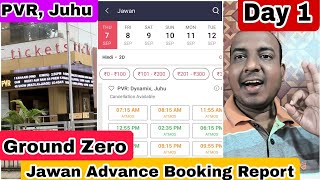Jawan Movie Advance Booking Ground ZERO Report Day 1 At PVR, Juhu, Mumbai