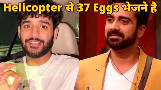 Avinash Sachdev Ko Helicopter Se 37 Eggs Bhejenge Abhishek Malhan
