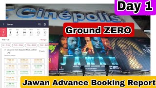 Jawan Movie Advance Booking Ground ZERO Report Day 1 At Cinepolis Theatre, Andheri West, Mumbai