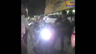 #Watch- Youth challaned for fancy red coloured light on his scooter at Panaji!