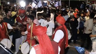 JAWAN First Day First Show | DHOL TASHA | Shahrukh Khan Fans CRAZY Dance | Celebration Gaiety Galaxy