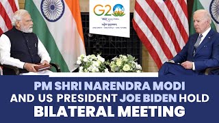PM Modi holds bilateral talks with President Biden ahead of the G20 Summit in New Delhi.