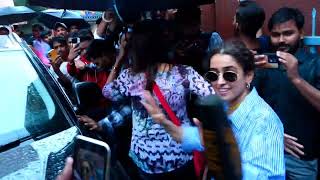 Sanya Malhotra visiting Gaiety Galaxy to watch Jawan Film Reactions and to surprise audiences #जवान