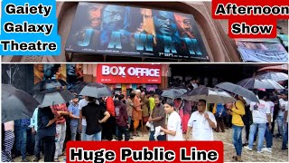 Jawan Movie Huge Public Line Afternoon Show At Gaiety Galaxy Theatre In Mumbai