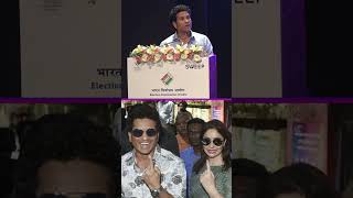 #SachinTendulkar highlighting importance of voting with due diligence #ECI