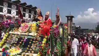 कश्मीर के लाल चौक पर निकली श्री कृष्ण जन्माष्टमी की शोभायात्रा