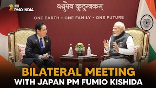 PM Narendra Modi  holds bilateral meeting with Japan PM Fumio Kishida