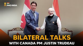PM Narendra Modi holds bilateral talks with Canada PM Justin Trudeau