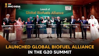 PM Modi launches Global Biofuel Alliance in the G20 summit