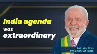 India agenda was extraordinary I Lula da Silva