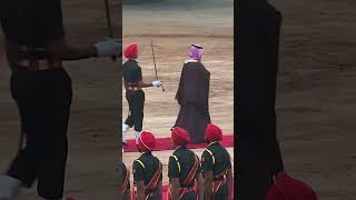PM Modi at ceremonial reception of the Crown Prince of Saudi Arabia, Mohammed bin Salman Al Saud