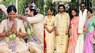 Ashok Selvan Weds Keerthi Pandian Marriage Video | Arun Pandian Daughter Wedding | Actors marriage