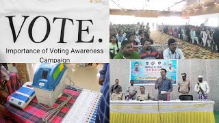 Vote Dalne Ke Liye Police Kar Rahi Hai Awareness Program | Asifabad Telangana | SACH NEWS |