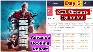 Jawan Movie Advance Booking Report Day 5 At AMB Cinemas, Hyderabad Will Blow Your Mind