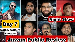 Jawan Movie Public Review Day 7 Night Show At Gaiety Galaxy Theatre In Mumbai