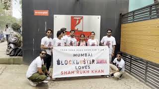 Shahrukh Khan fan club members reach YRF studio to celebrate the success of Jawan