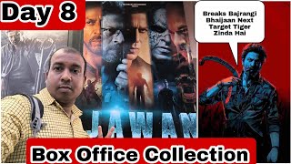 Jawan Movie Box Office Collection Day 8 In Hindi Version, Breaks Bajrangi Bhaijaan Record, Next TZH