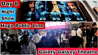 Jawan Movie Huge Public Line Day 8 NIGHT Show At Gaiety Galaxy Theatre In Mumbai