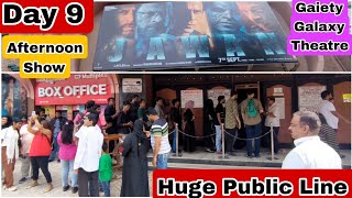 Jawan Movie Huge Public Line Day 9 Afternoon Show At Gaiety Galaxy Theatre In Mumbai