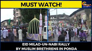 #MustWatch! Eid Milad-Un-Nabi rally by Muslim brethrens in Ponda