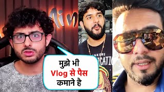 Carryminati Bhi Vlog Se Kamana Chahte Hai Paise, Carryminati Ka Reaction