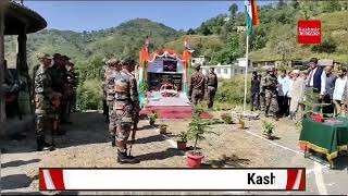 Army's 48 RR laying Stone Foundation in the loving  Memory of Shaheed Mohd Saleem.