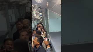 ट्रेन में सवार होकर Bilaspur से Raipur पहुंचे Rahul Gandhi...