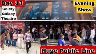 Jawan Movie Huge Public Line Day 13 Evening Show At Gaiety Galaxy Theatre In Mumbai