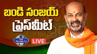 Live : BJP National General Secretary Bandi Sanjay Kumar & MP Dr K Laxman Press Meet |Top Telugu TV