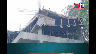 CONTRACTOR NEGLIGENCE 2 LABOUR'S D@E@ PAHADI SHAREEF PS LIMITS NEW CONSTRUCTION BUILDING