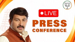LIVE: BJP Leader Shri Manoj Tiwari addresses press conference at BJP Head Office, New Delhi