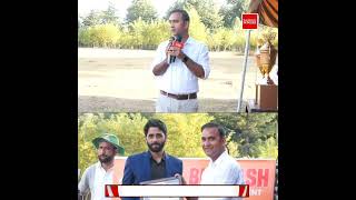 Speech Of Shahid Imran On The Finals Of Cricket Tournament İn Handwara